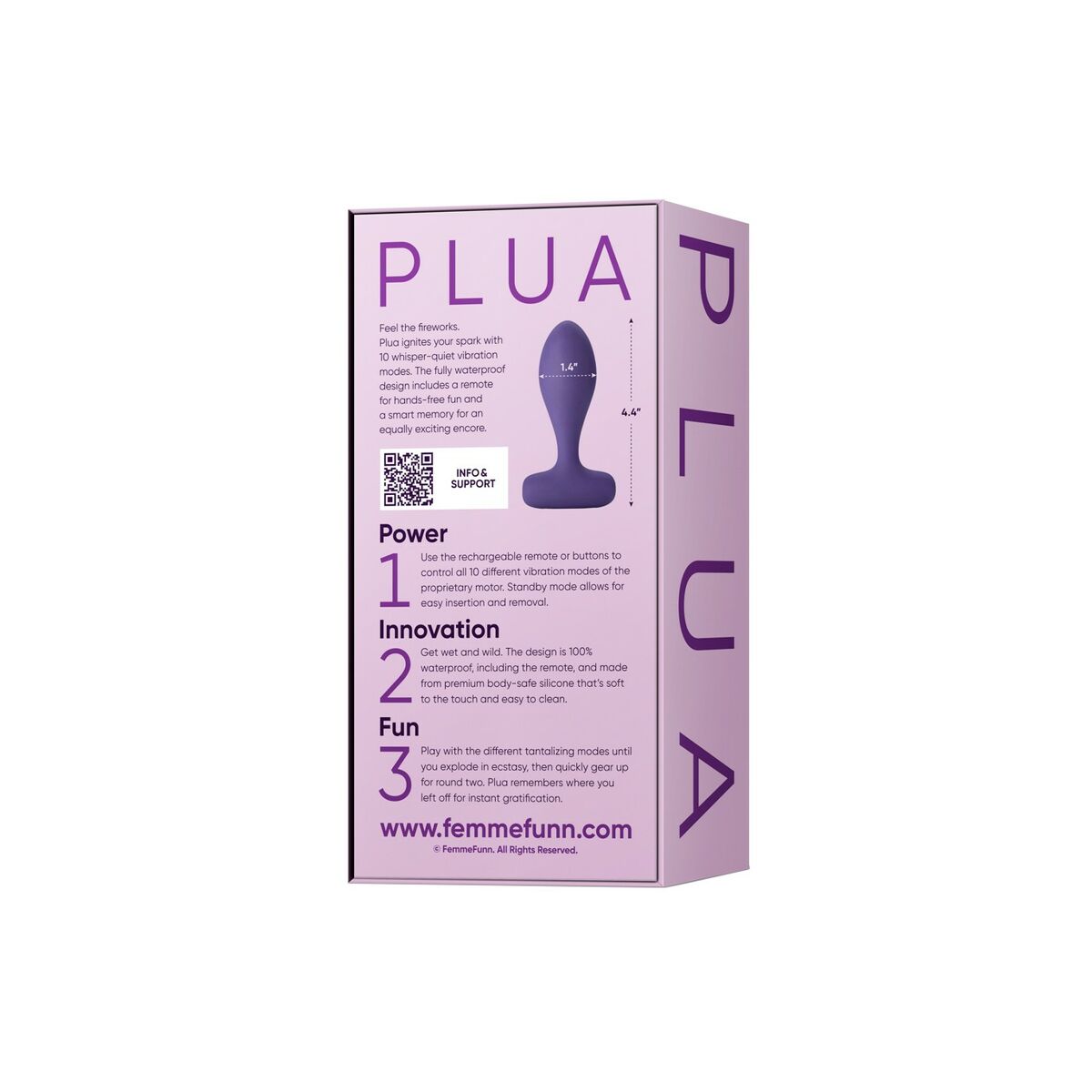 Anale Plug FemmeFunn Plua Paars